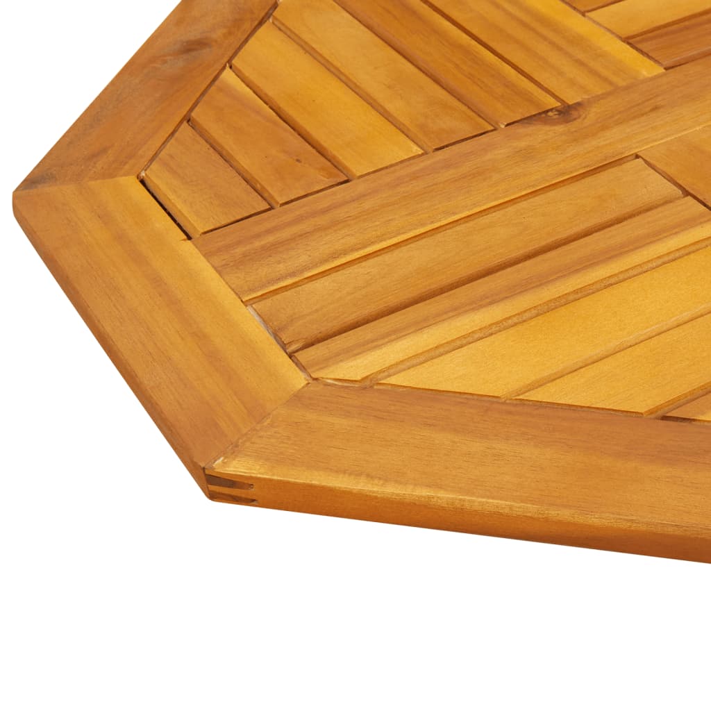 Octagonal Acacia Wood Table Top 60x60x2 cm - Solid & Stylish
