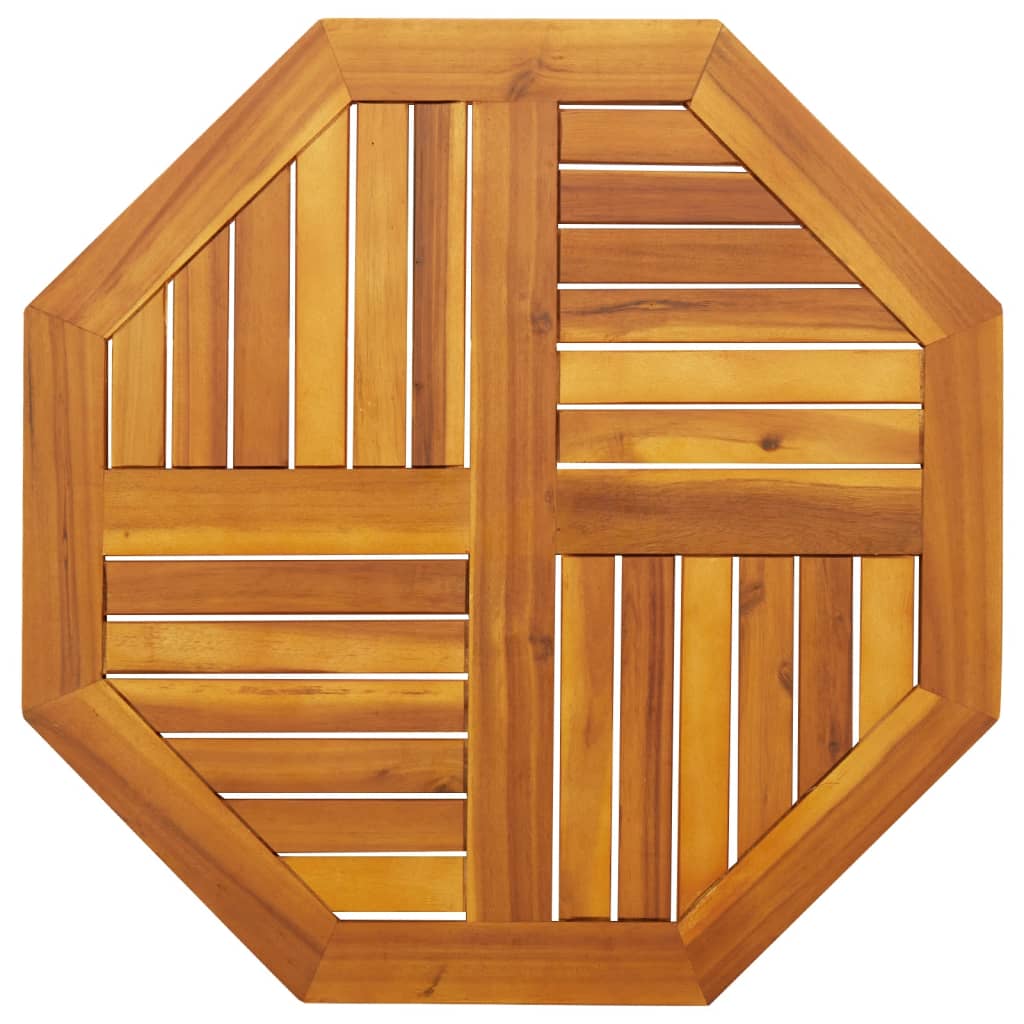 Octagonal Acacia Wood Table Top 70x70x2 cm - Solid & Stylish