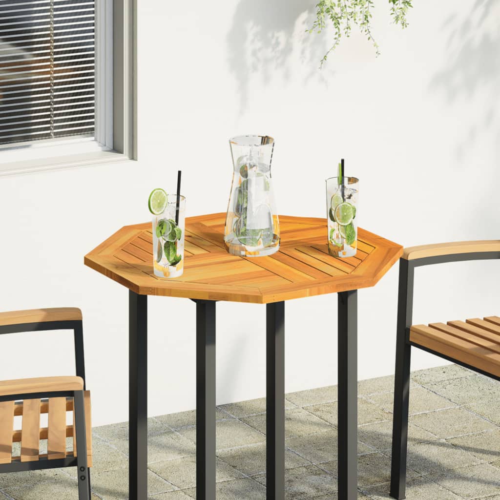 Octagonal Acacia Wood Table Top 70x70x2 cm - Solid & Stylish