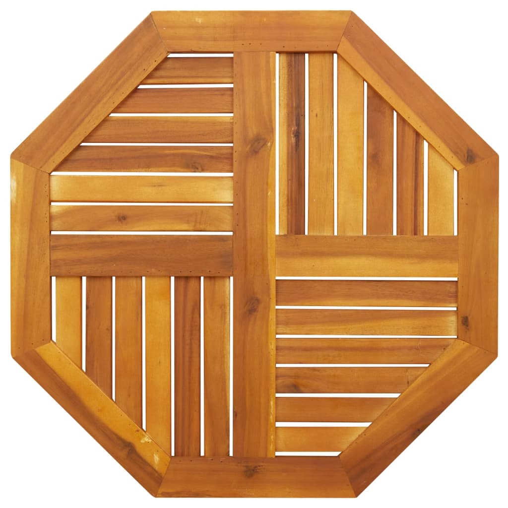 Octagonal Acacia Wood Table Top 70x70x2 cm - Solid & Stylish