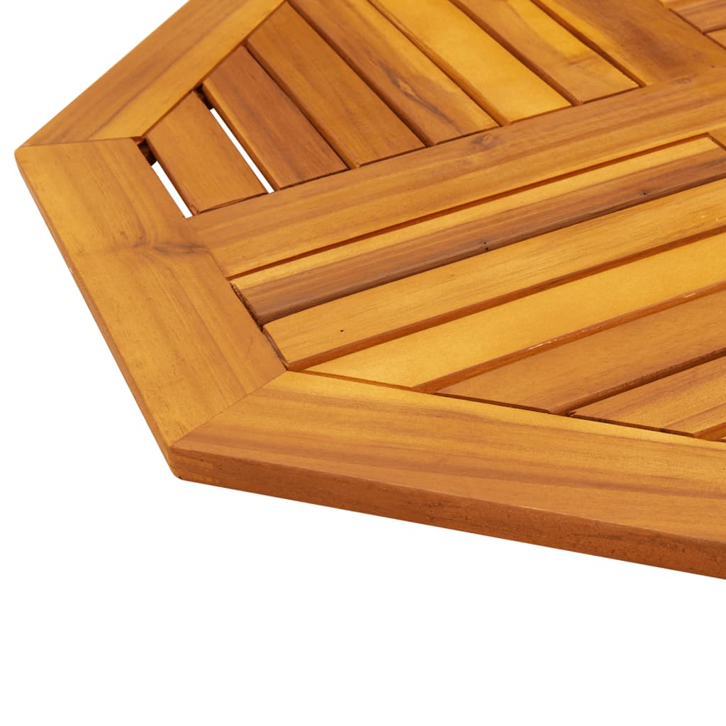Octagonal Acacia Wood Table Top 70x70x2 cm - Solid & Stylish