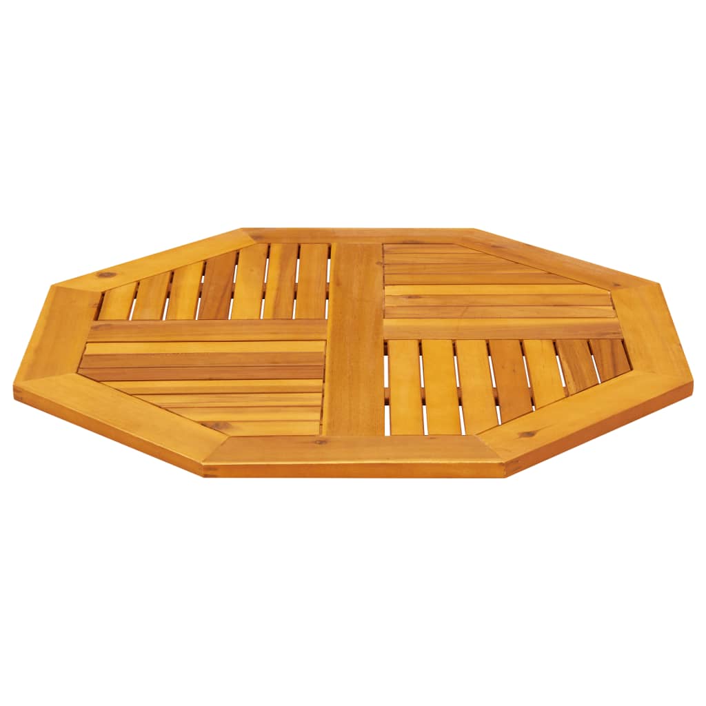 Octagonal Acacia Wood Table Top, 80x80 cm, Solid & Stylish