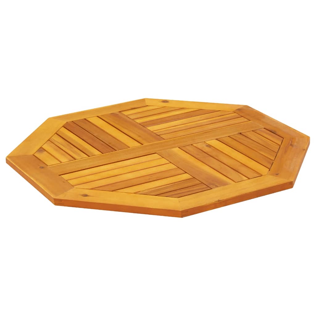 Octagonal Acacia Wood Table Top, 80x80 cm, Solid & Stylish