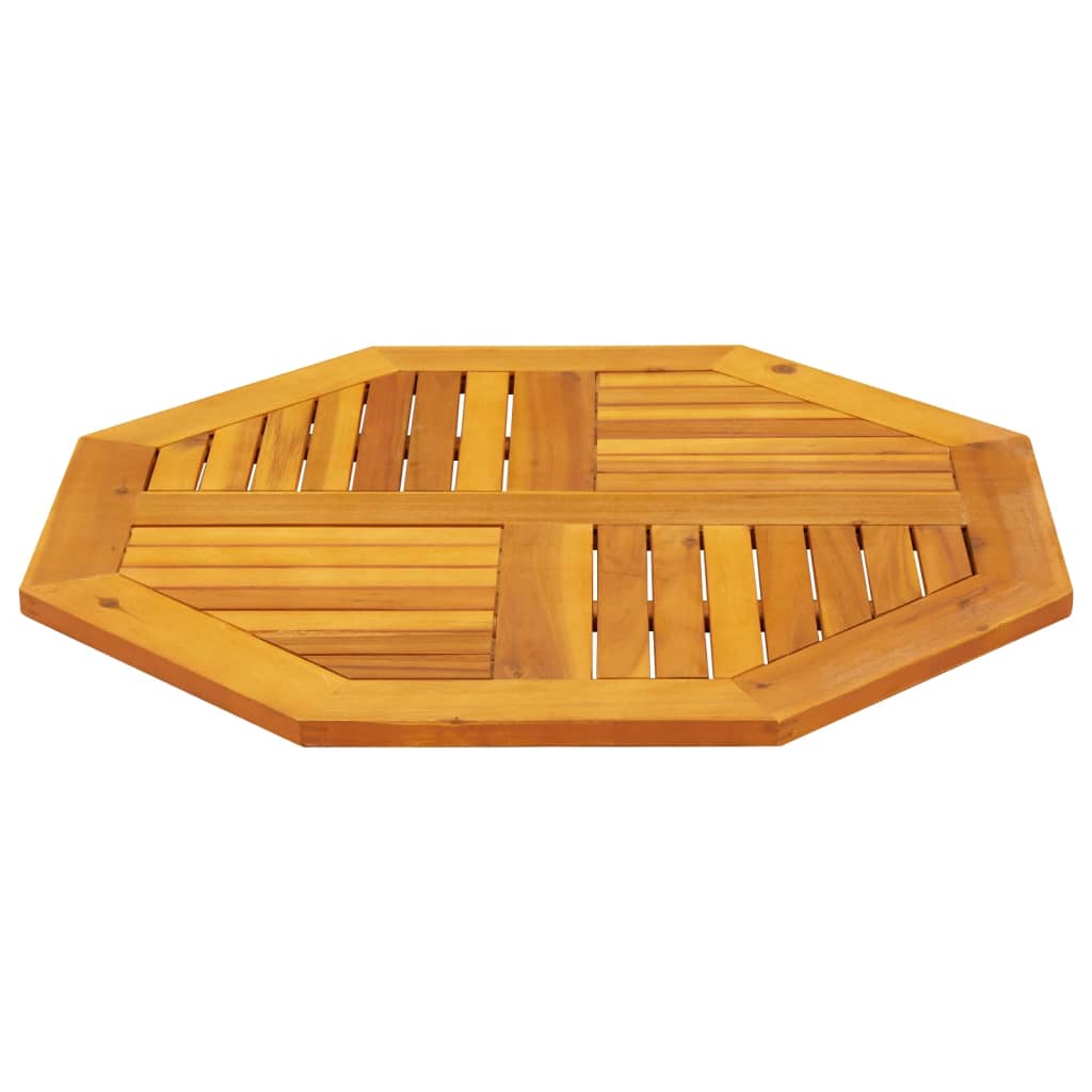 Octagonal Acacia Wood Table Top, 80x80 cm, Solid & Stylish