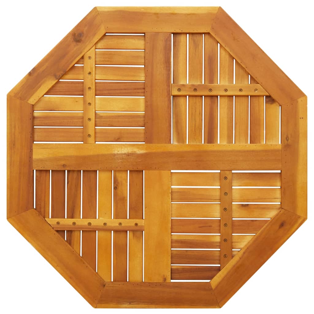 Octagonal Acacia Wood Table Top, 80x80 cm, Solid & Stylish