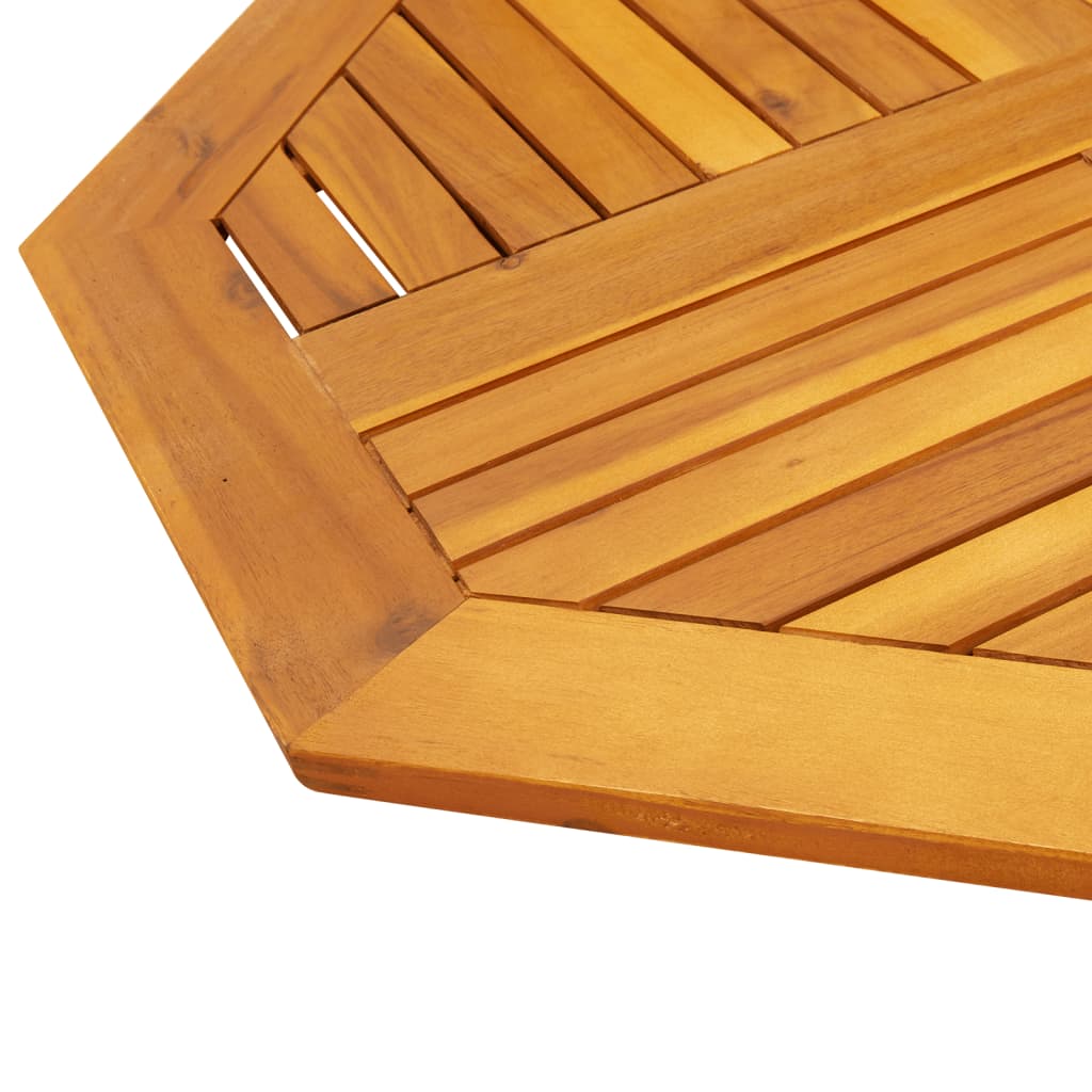 Octagonal Acacia Wood Table Top, 80x80 cm, Solid & Stylish