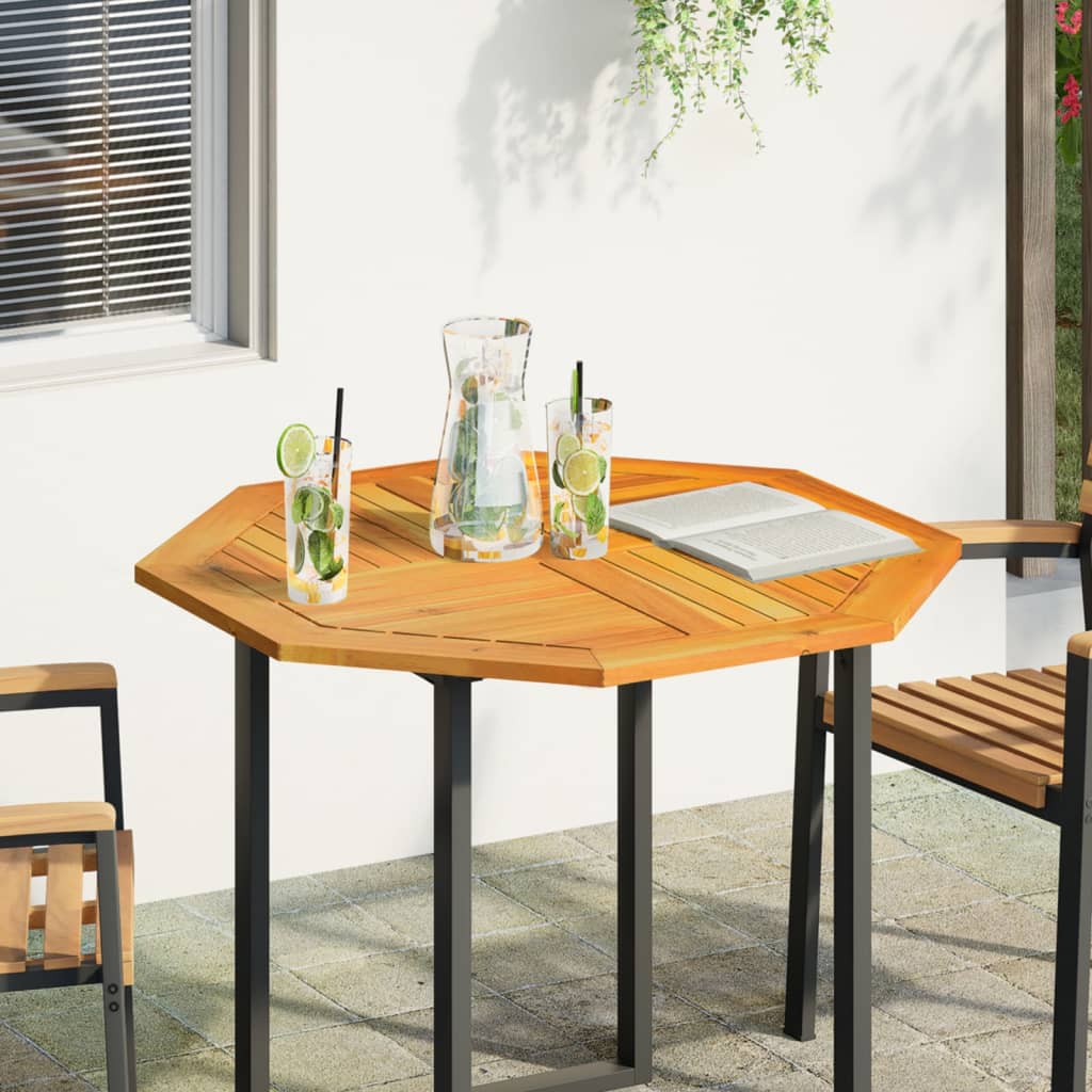 Octagonal Acacia Wood Table Top 90x90x2.2 cm - Solid & Stylish
