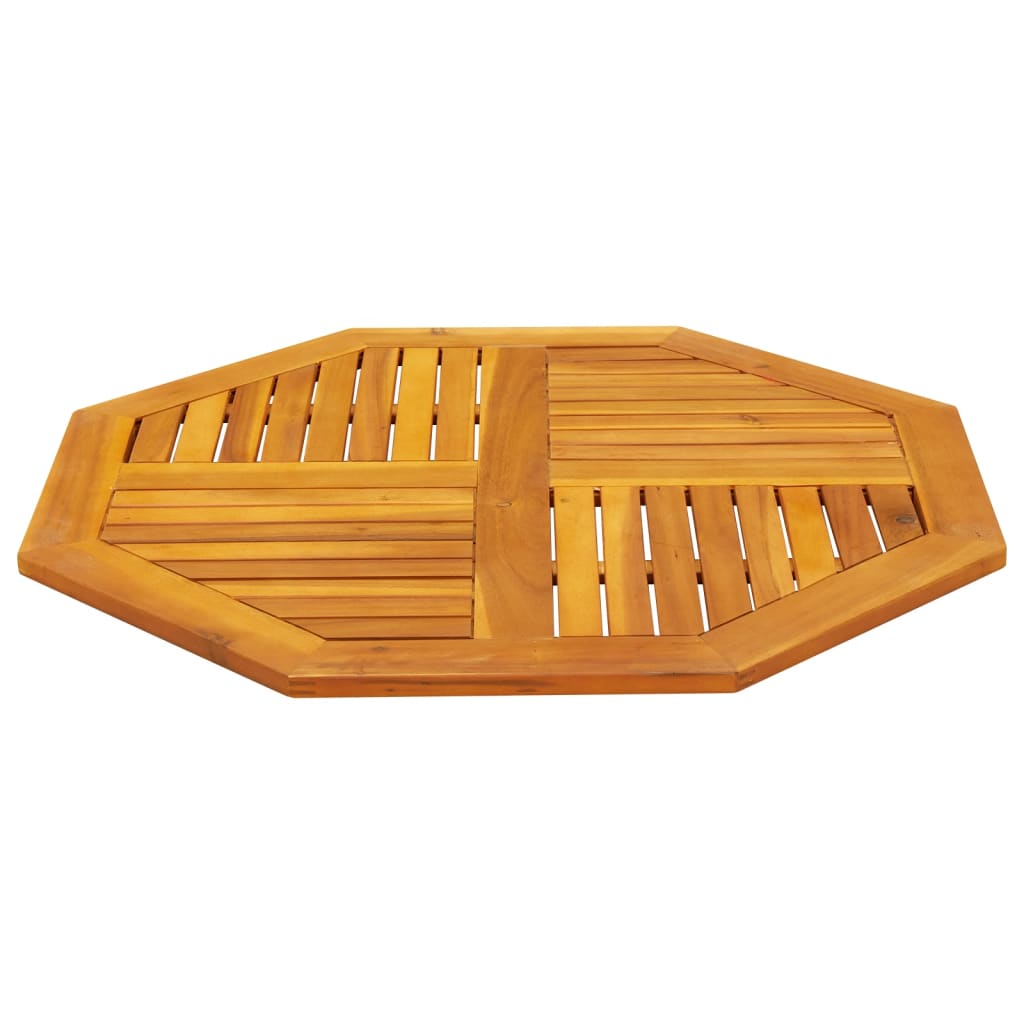 Octagonal Acacia Wood Table Top 90x90x2.2 cm - Solid & Stylish