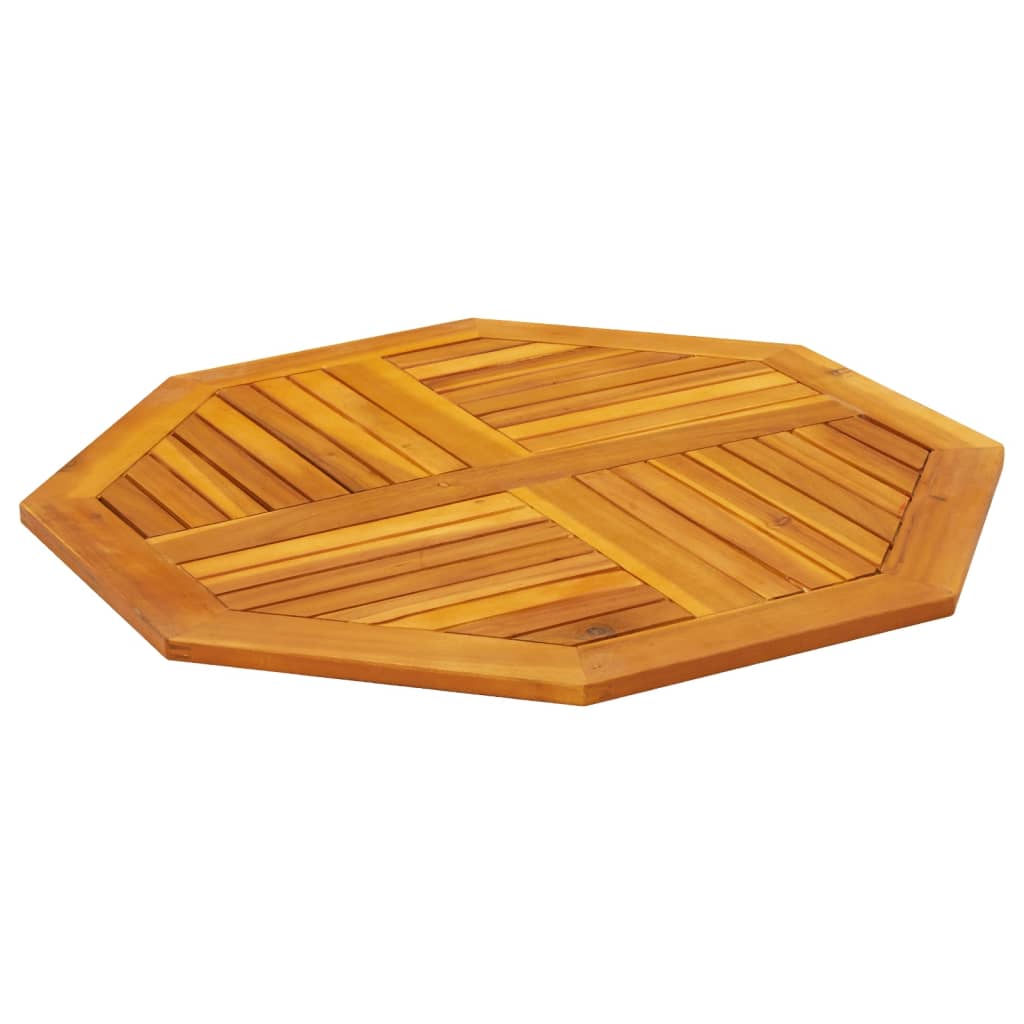 Octagonal Acacia Wood Table Top 90x90x2.2 cm - Solid & Stylish
