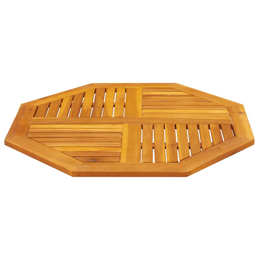 Octagonal Acacia Wood Table Top 90x90x2.2 cm - Solid & Stylish