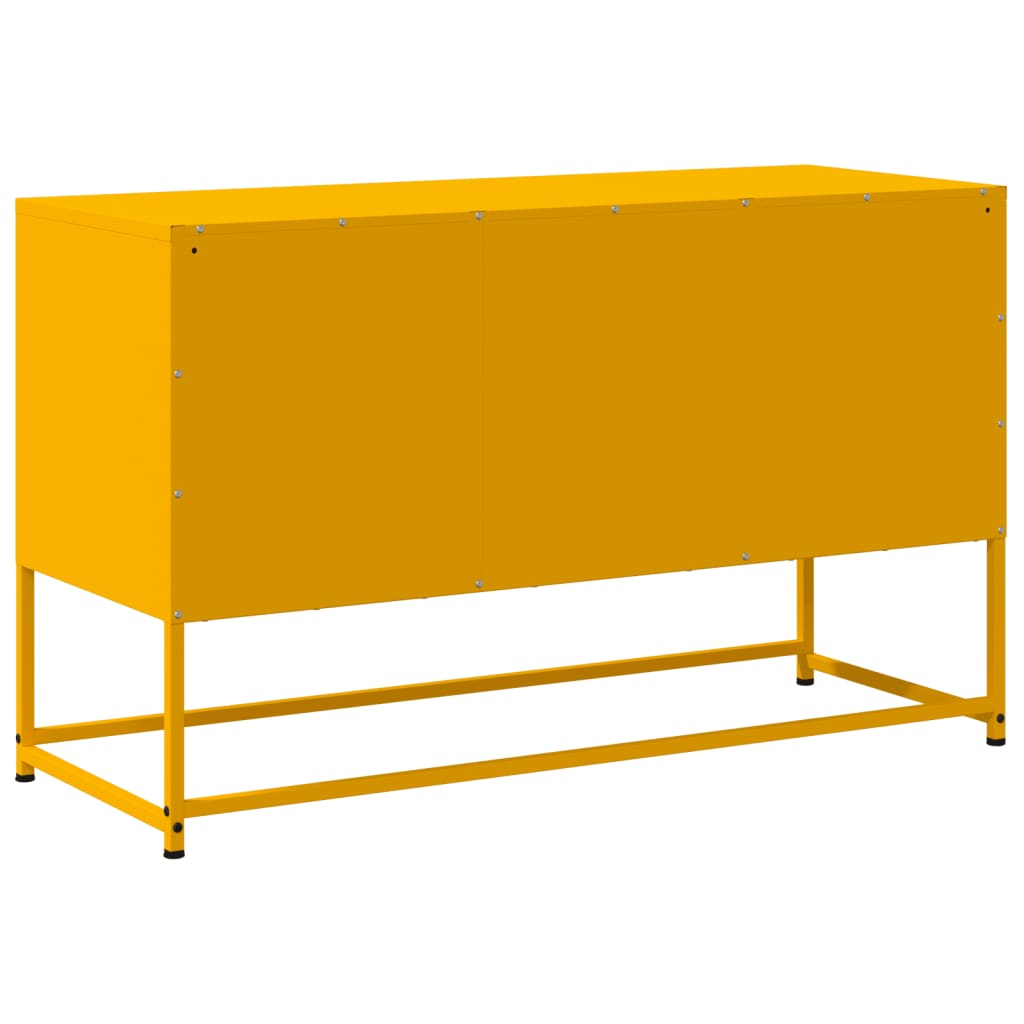 TV Cabinet Mustard Yellow 100.5x39x60.5 cm Steel