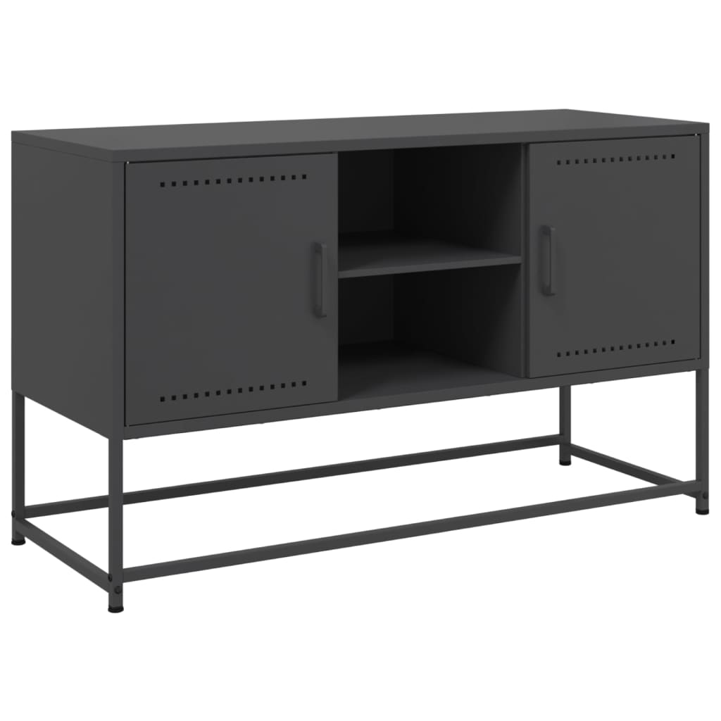 TV Cabinet Black 100.5x39x60.5 cm Steel