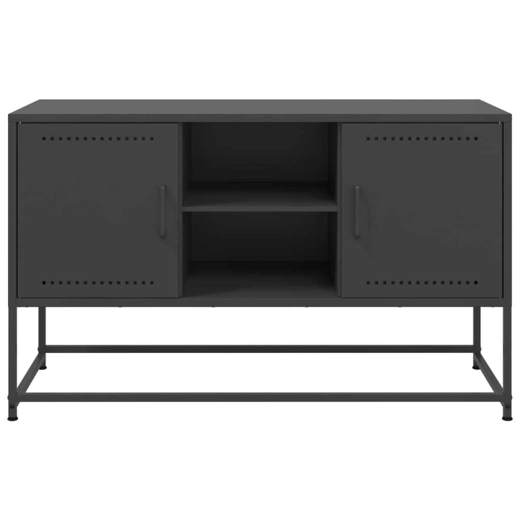 TV Cabinet Black 100.5x39x60.5 cm Steel