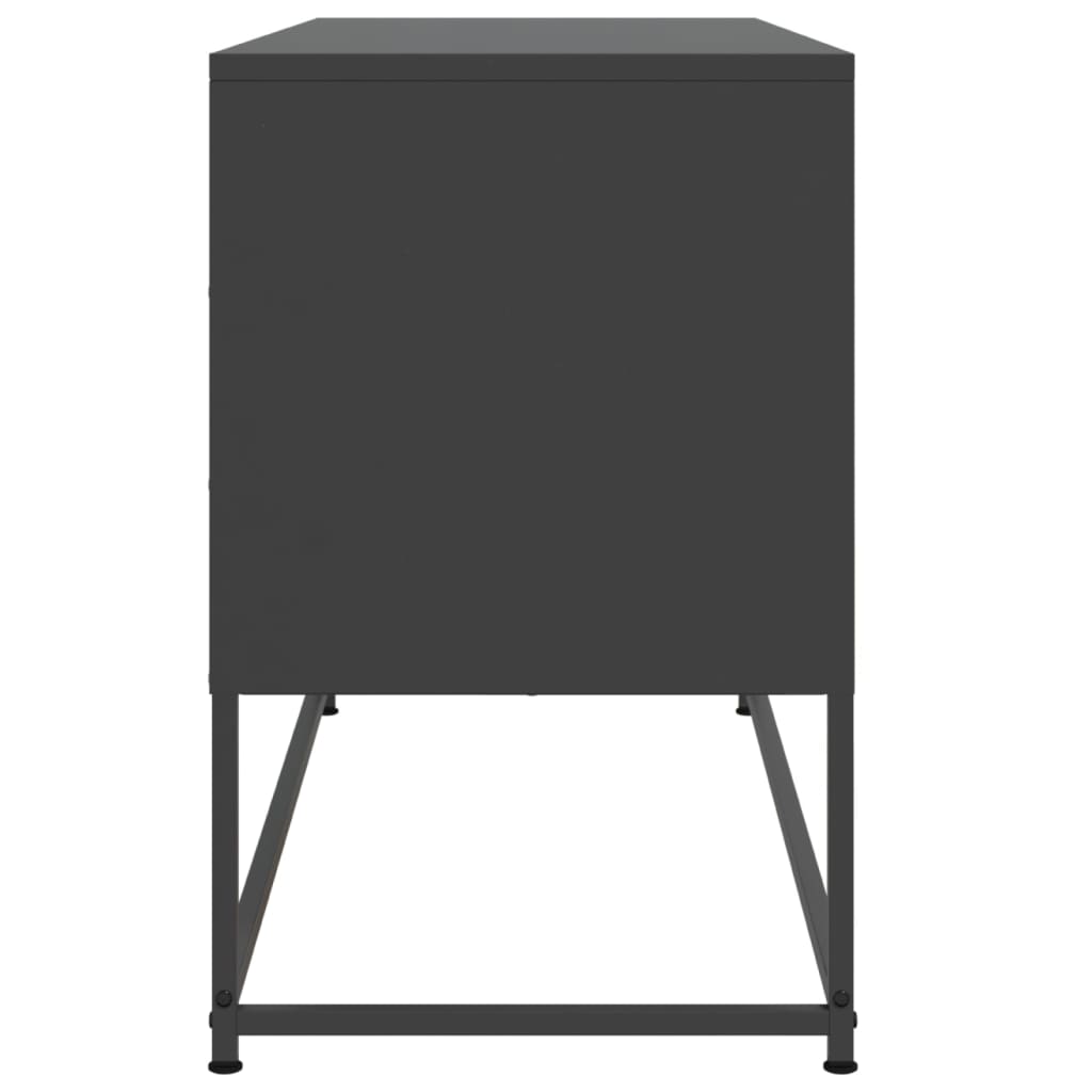 TV Cabinet Black 100.5x39x60.5 cm Steel