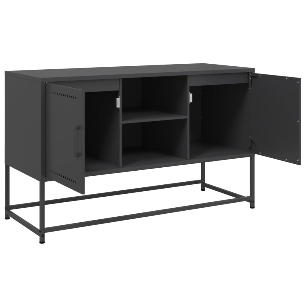 TV Cabinet Black 100.5x39x60.5 cm Steel