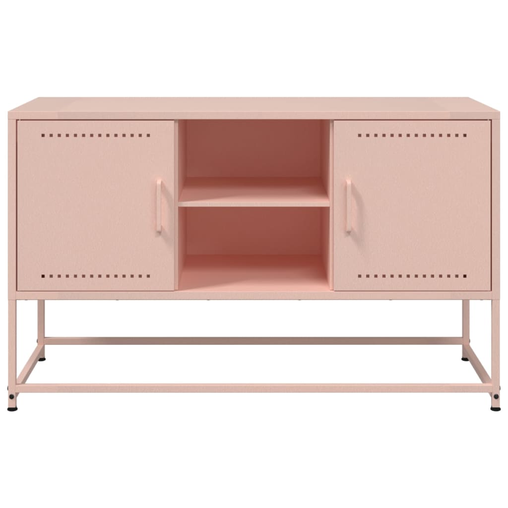 TV Cabinet Pink 100.5x39x60.5 cm Steel