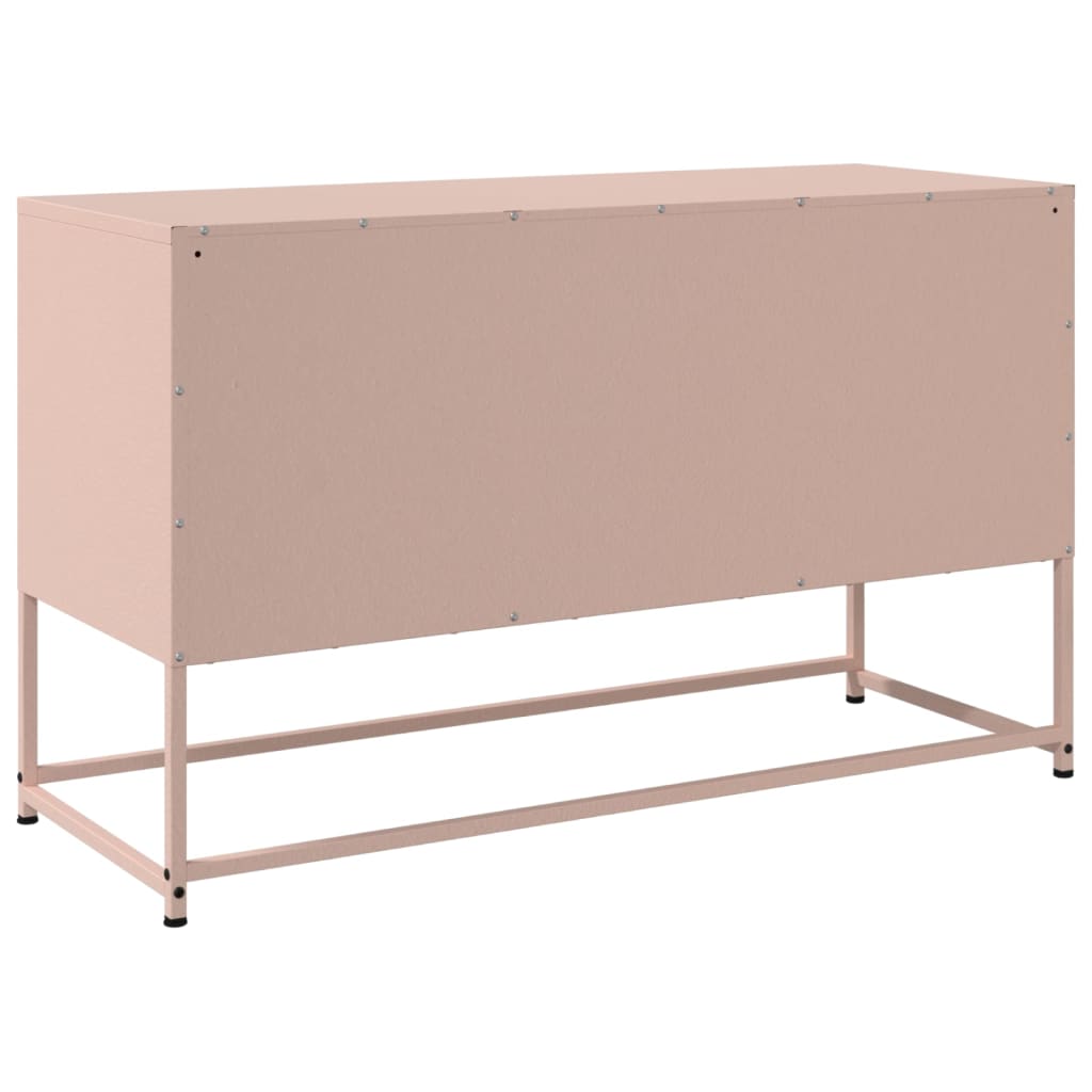 TV Cabinet Pink 100.5x39x60.5 cm Steel
