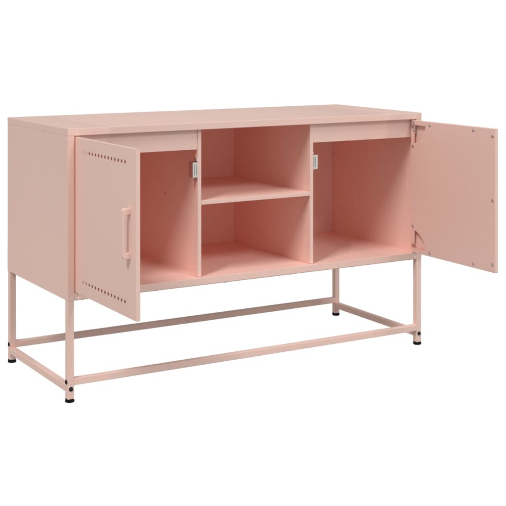 TV Cabinet Pink 100.5x39x60.5 cm Steel