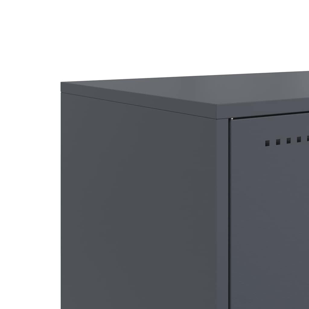 TV Cabinet Anthracite 100.5x39x60.5 cm Steel