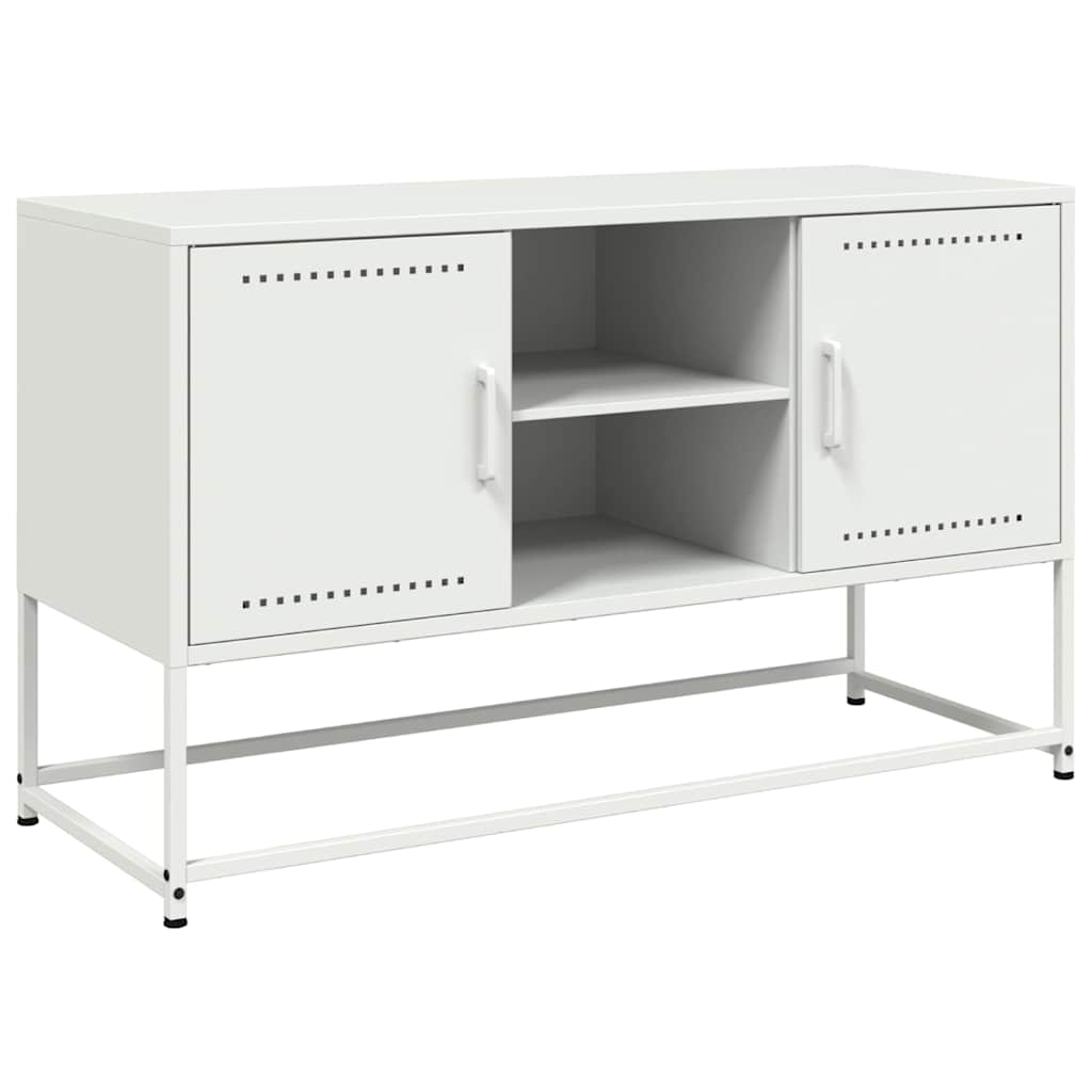 TV Cabinet White 100.5x39x60.5 cm Steel