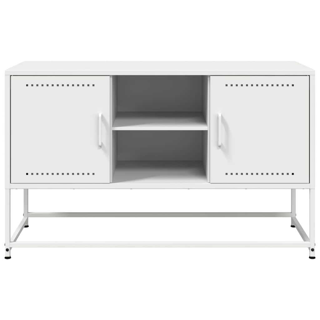 TV Cabinet White 100.5x39x60.5 cm Steel