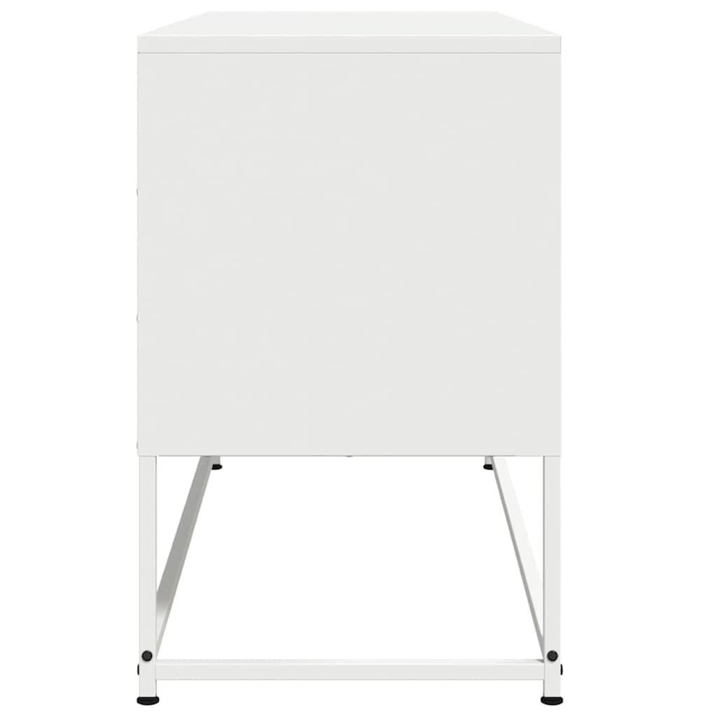 TV Cabinet White 100.5x39x60.5 cm Steel