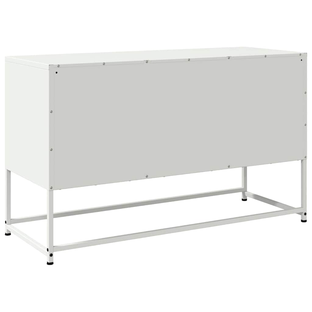 TV Cabinet White 100.5x39x60.5 cm Steel