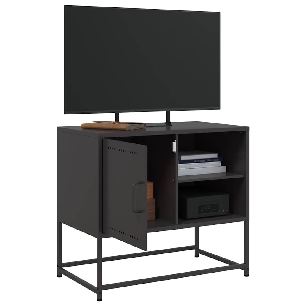 TV Cabinet Black 68x39x60.5 cm Steel