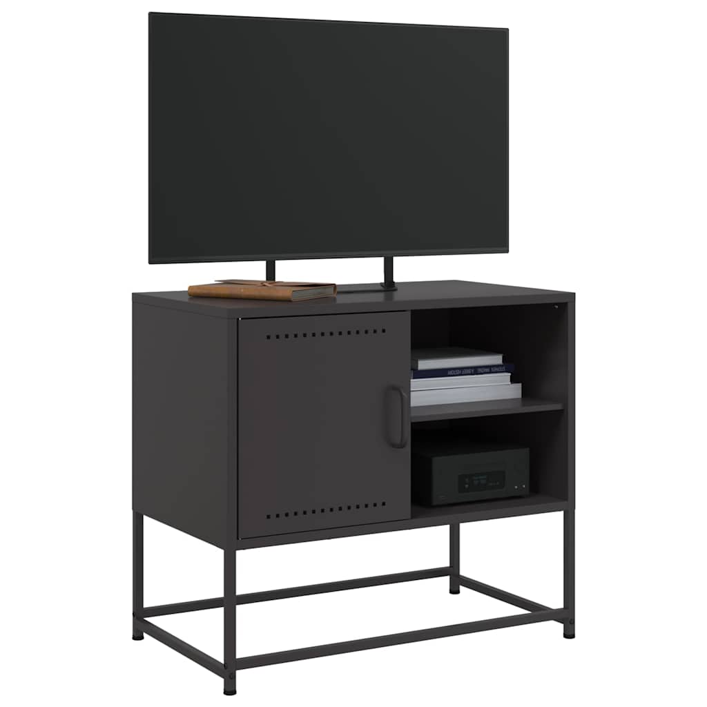 TV Cabinet Black 68x39x60.5 cm Steel