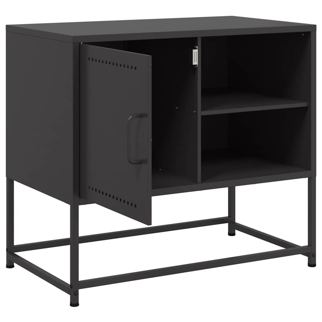 TV Cabinet Black 68x39x60.5 cm Steel