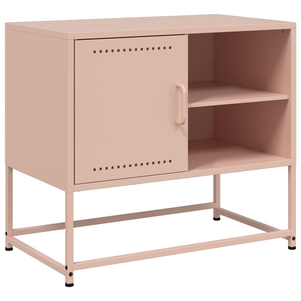 TV Cabinet Pink 68x39x60.5 cm Steel