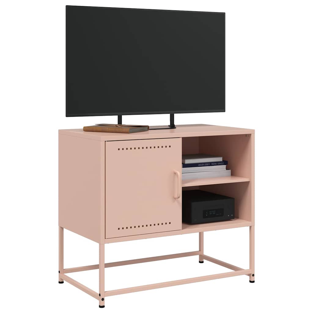 TV Cabinet Pink 68x39x60.5 cm Steel