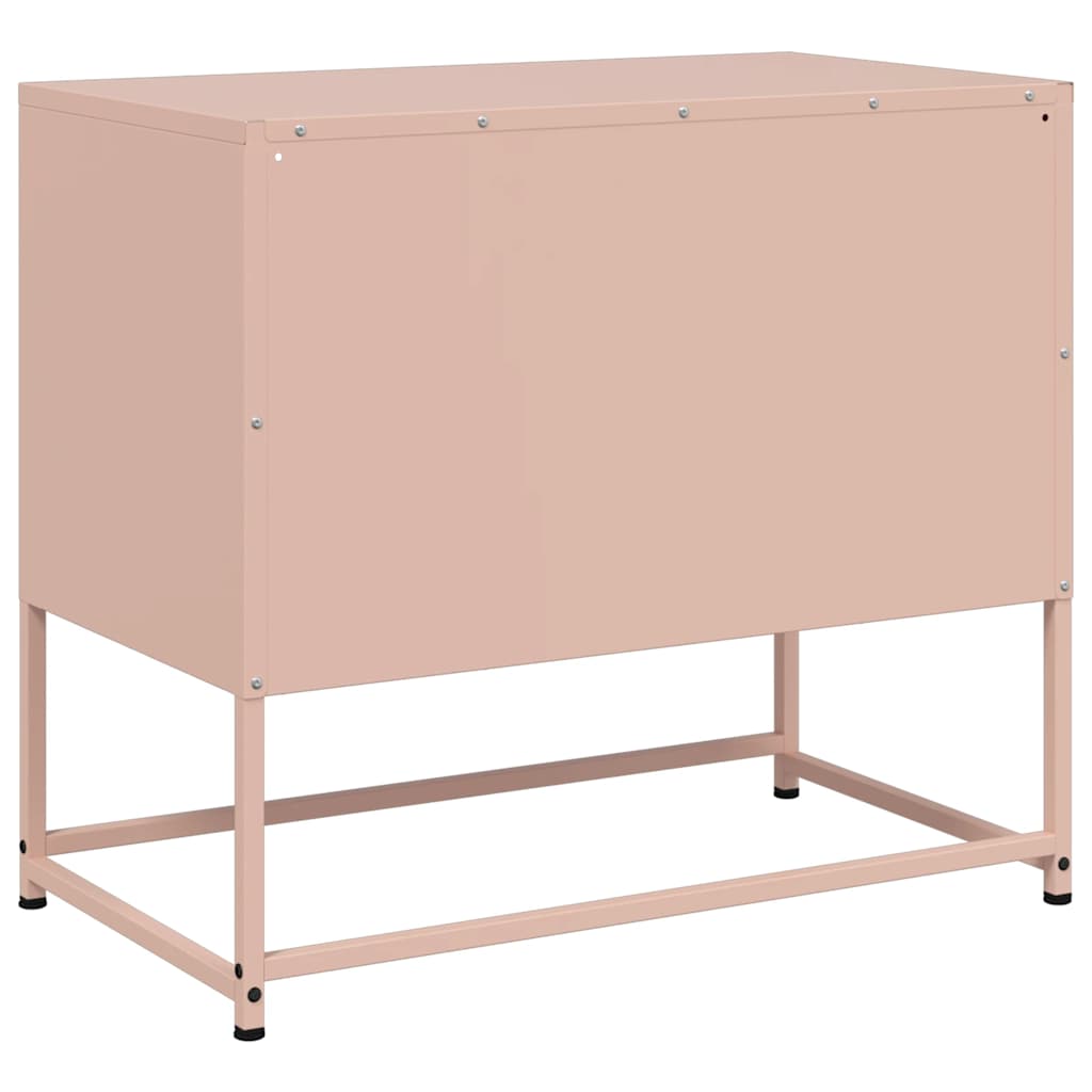TV Cabinet Pink 68x39x60.5 cm Steel