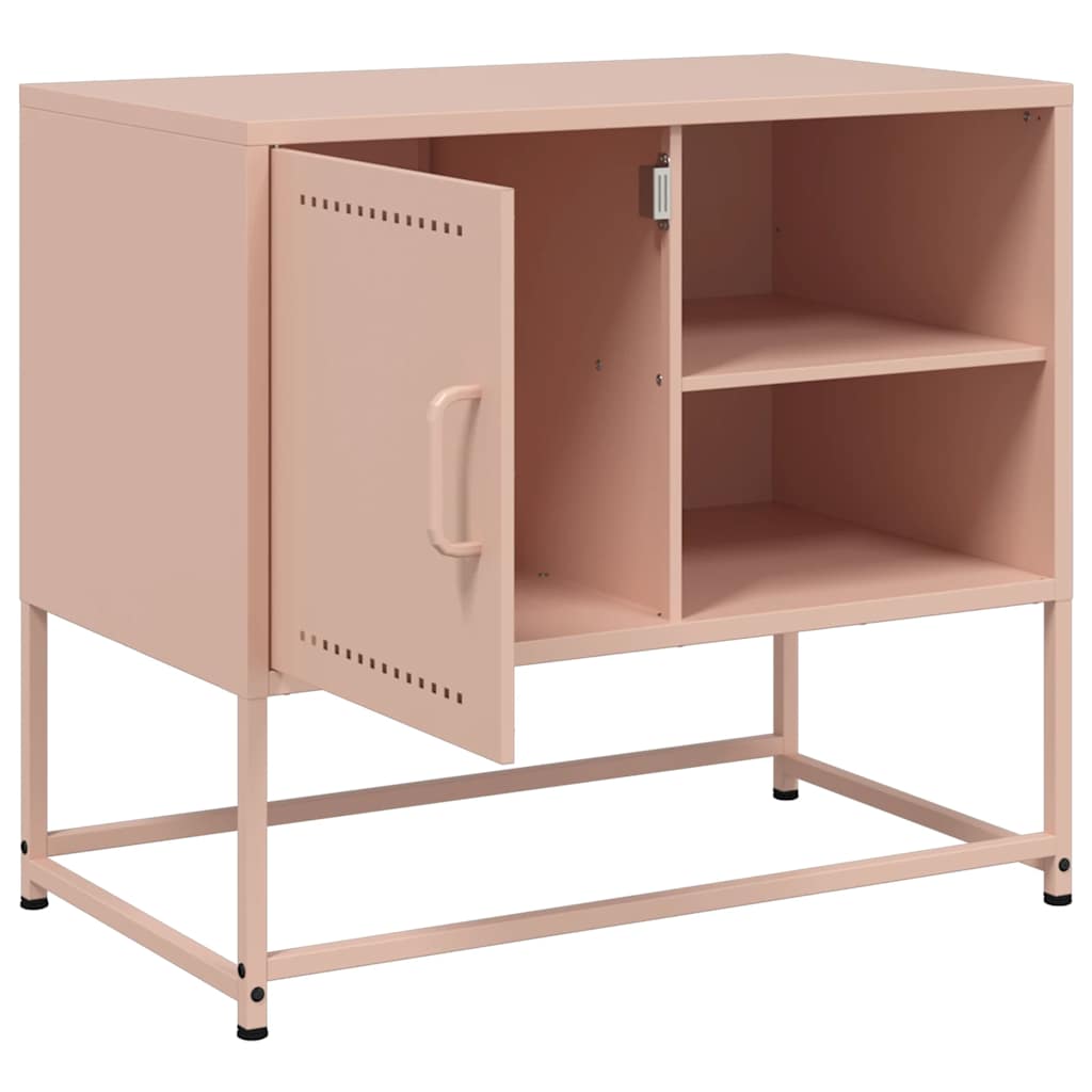 TV Cabinet Pink 68x39x60.5 cm Steel