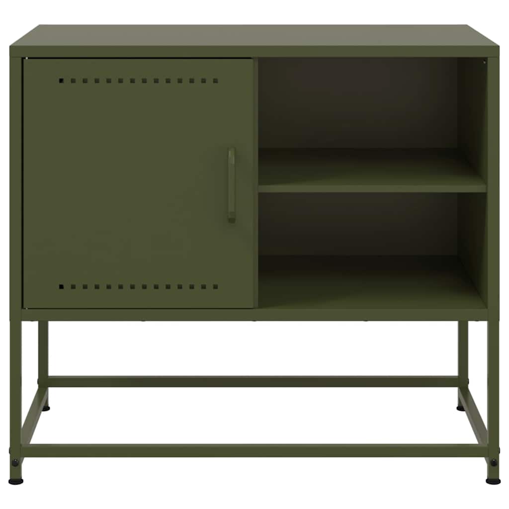 TV Cabinet Olive Green 68x39x60.5 cm Steel