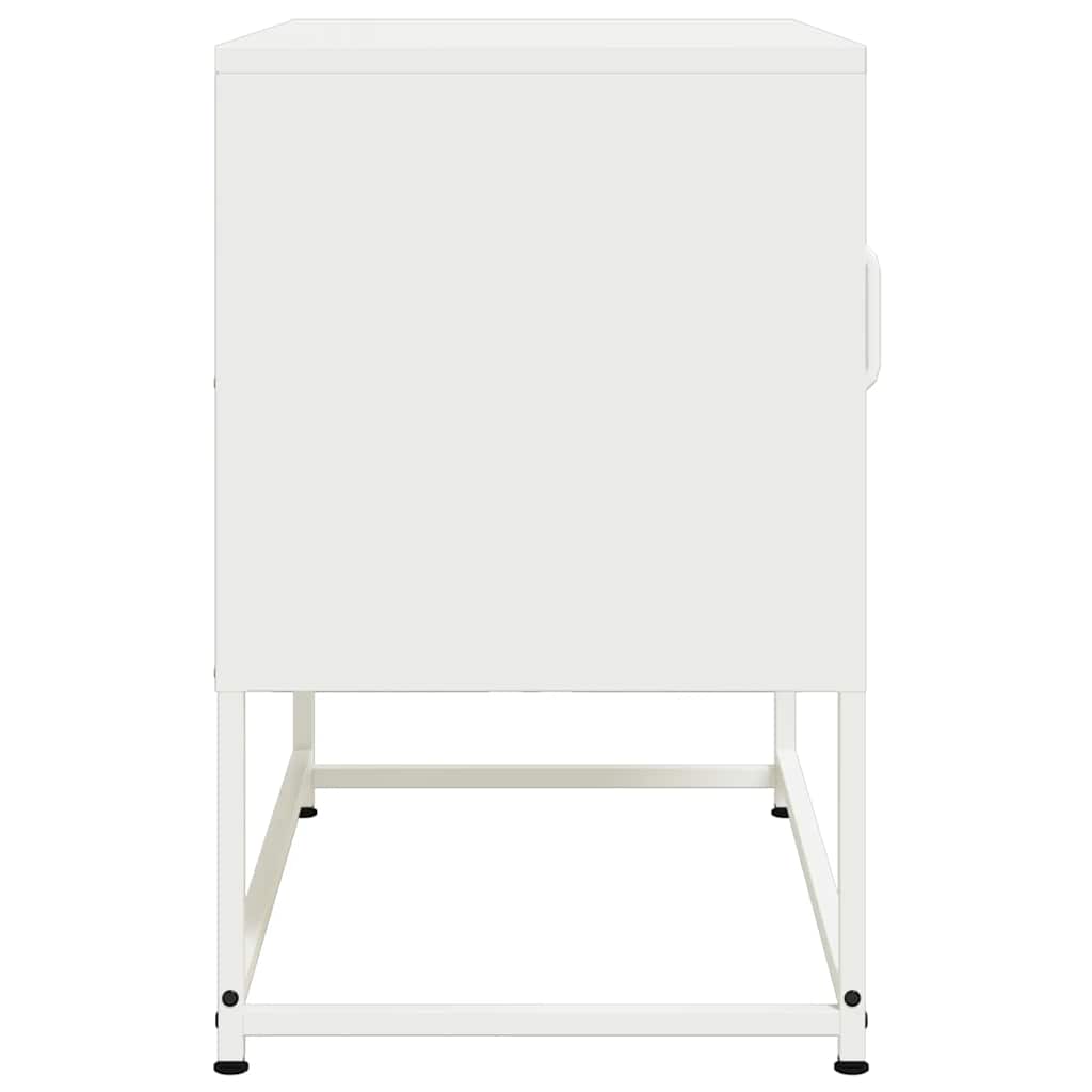 TV Cabinet White 68x39x60.5 cm Steel