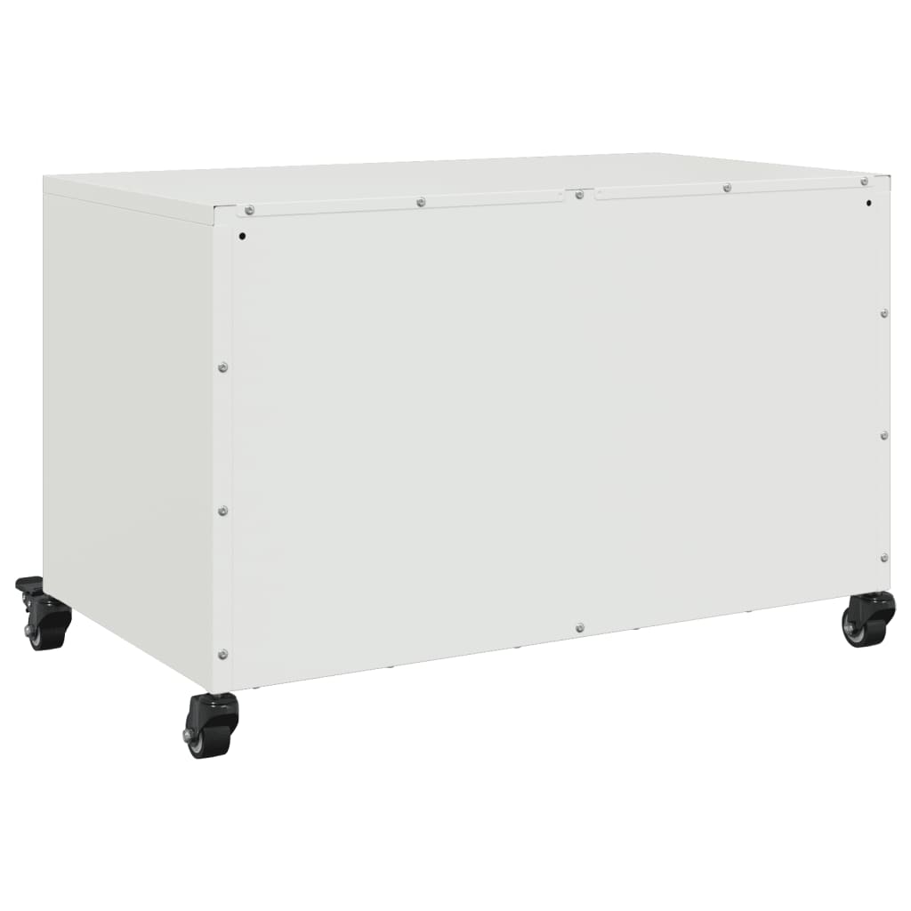 TV Cabinet White 68x39x43.5 cm Steel
