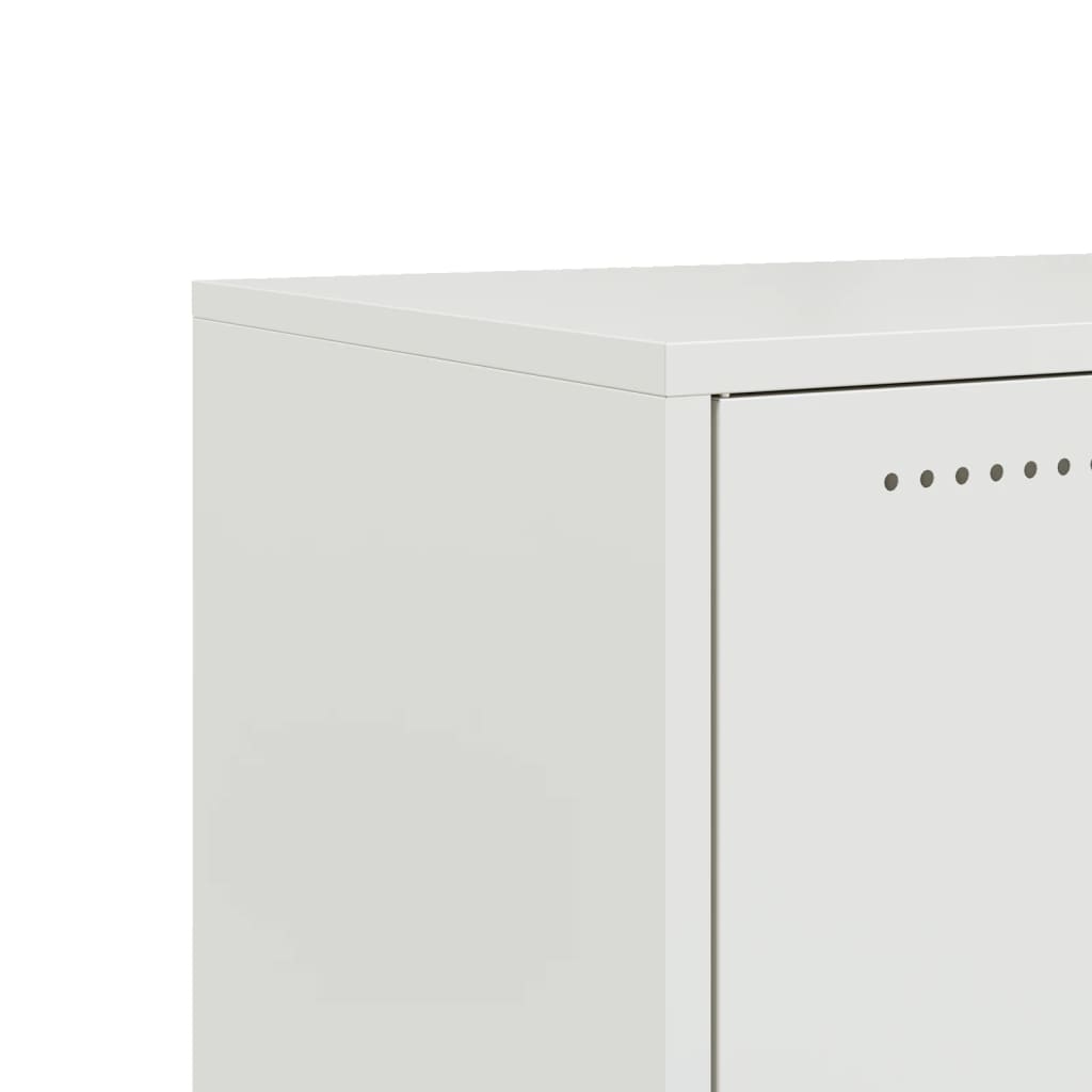 TV Cabinet White 68x39x43.5 cm Steel