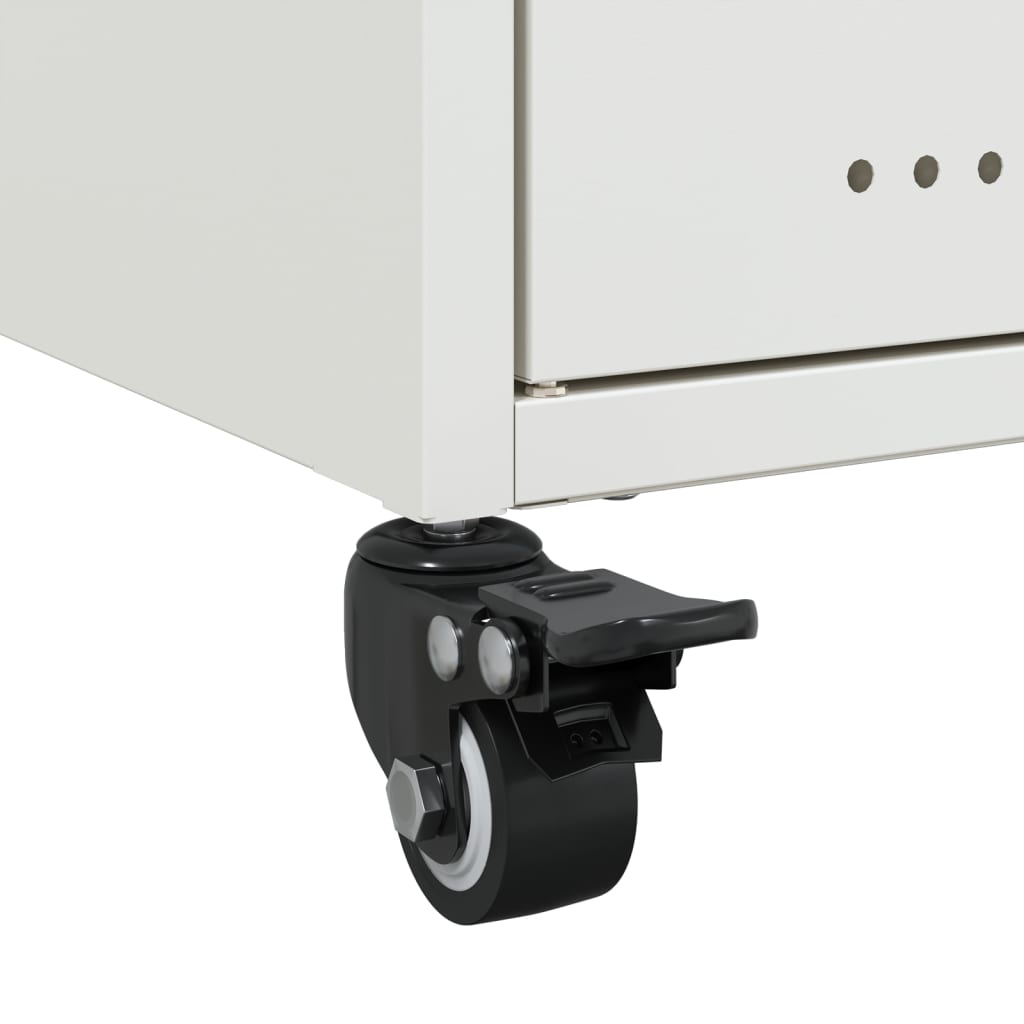 TV Cabinet White 68x39x43.5 cm Steel