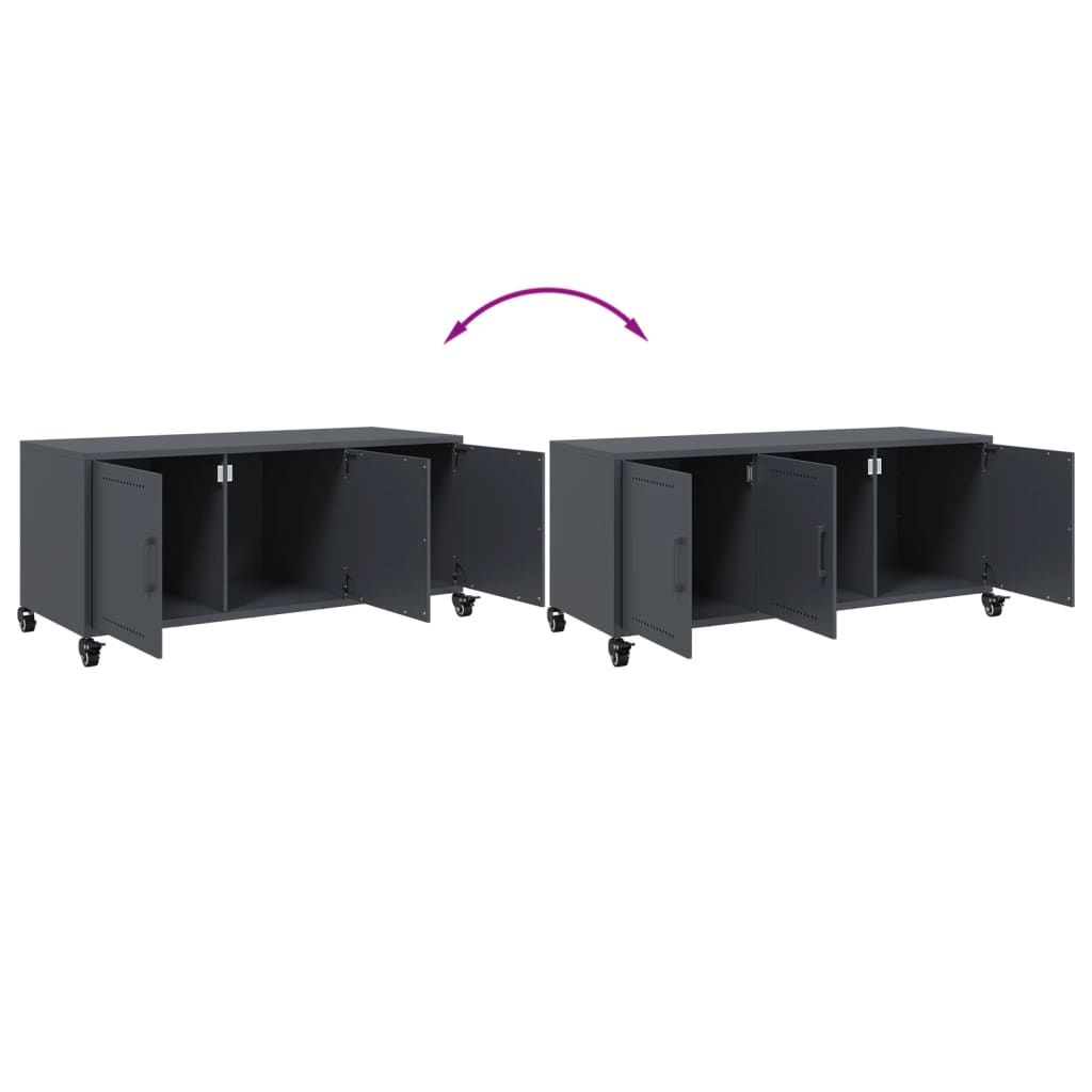 TV Cabinet Anthracite 100.5x39x43.5 cm Steel