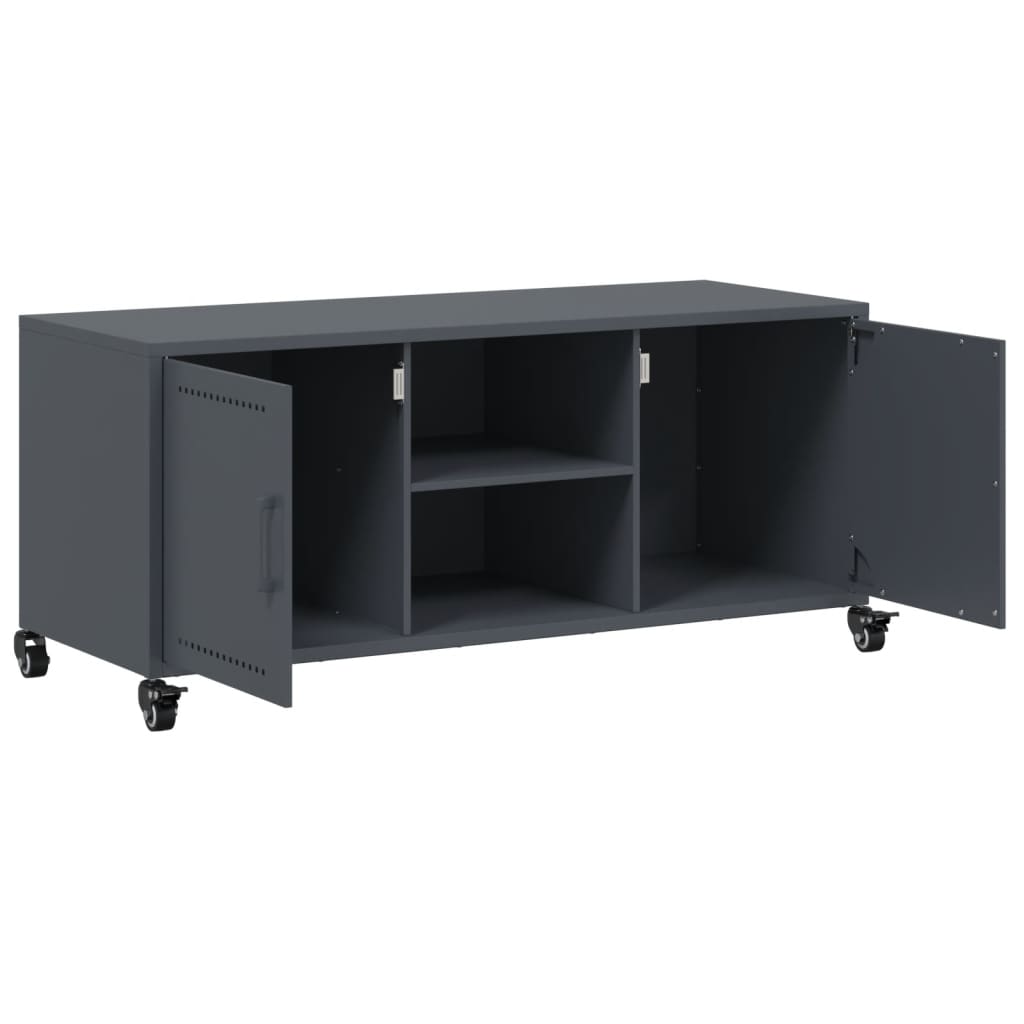 TV Cabinet Anthracite 100.5x39x43.5 cm Steel