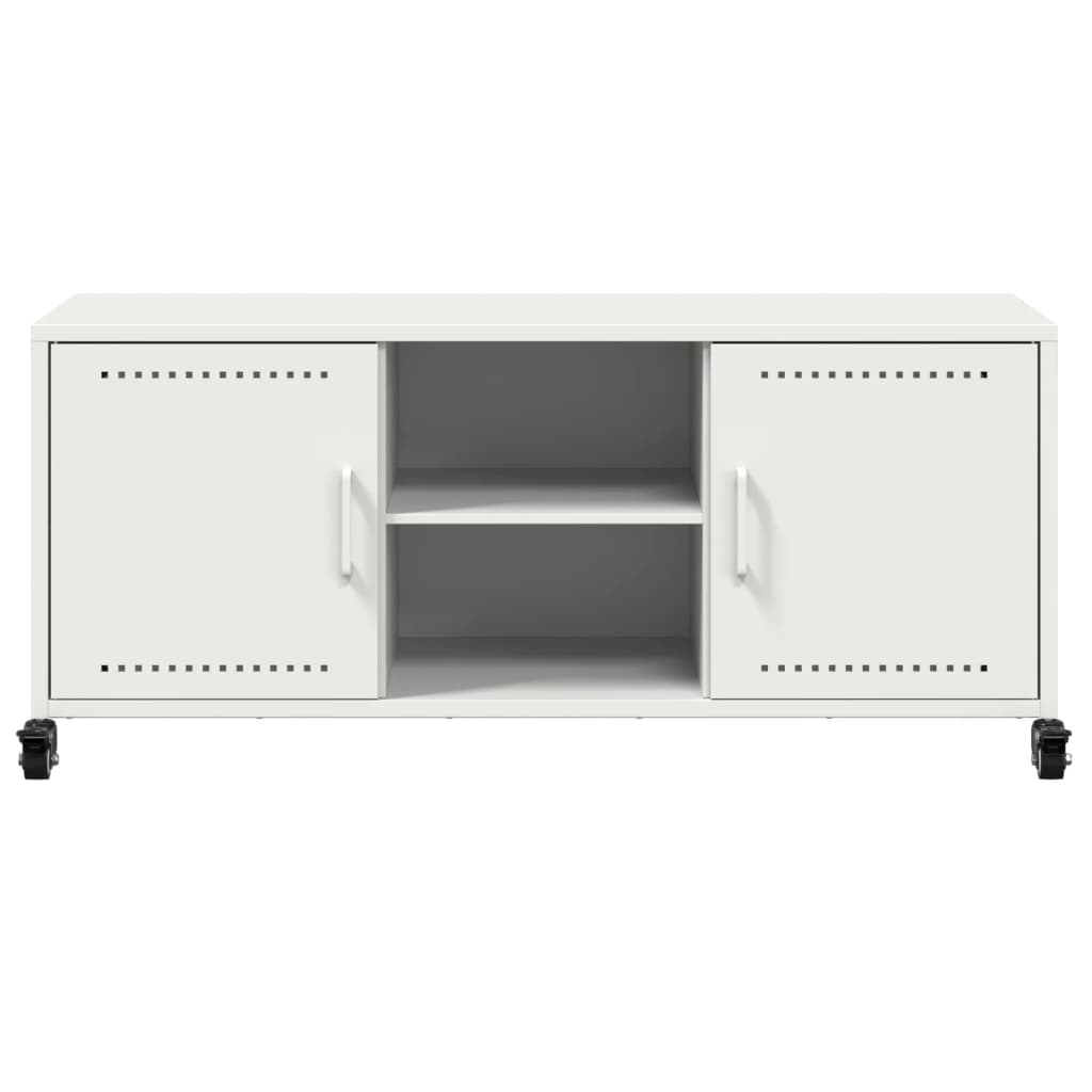 TV Cabinet White 100.5x39x43.5 cm Steel