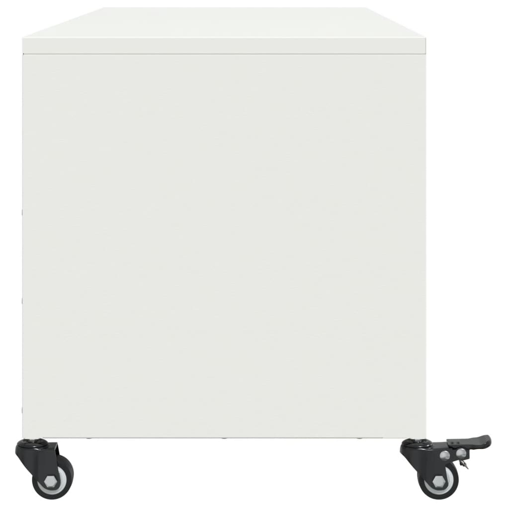 TV Cabinet White 100.5x39x43.5 cm Steel