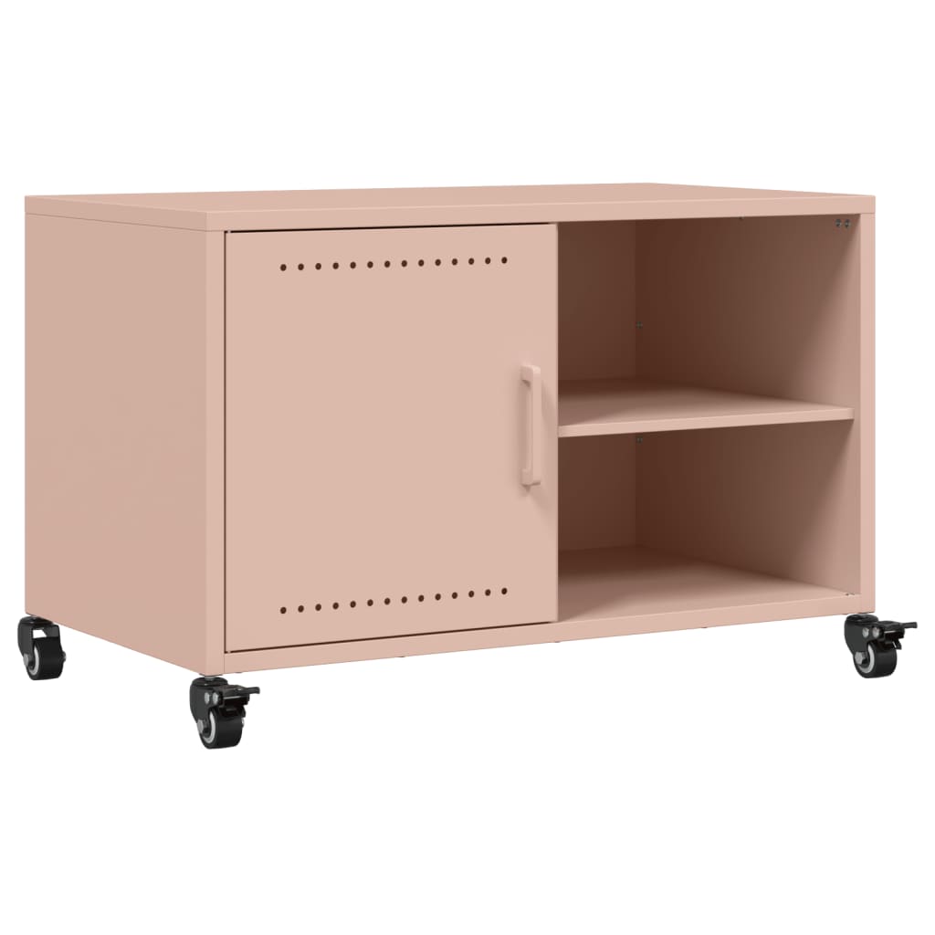 TV Cabinet Pink 68x39x43.5 cm Steel