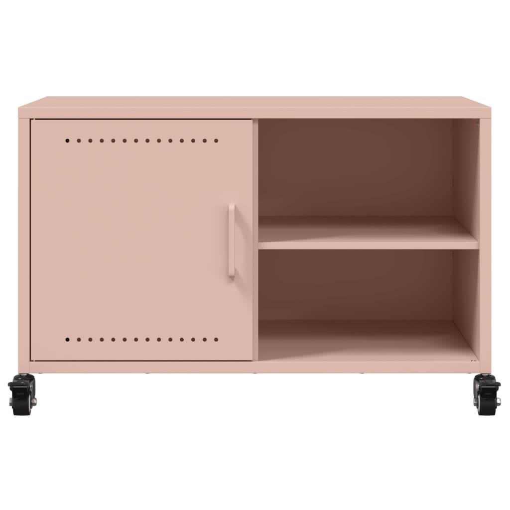 TV Cabinet Pink 68x39x43.5 cm Steel