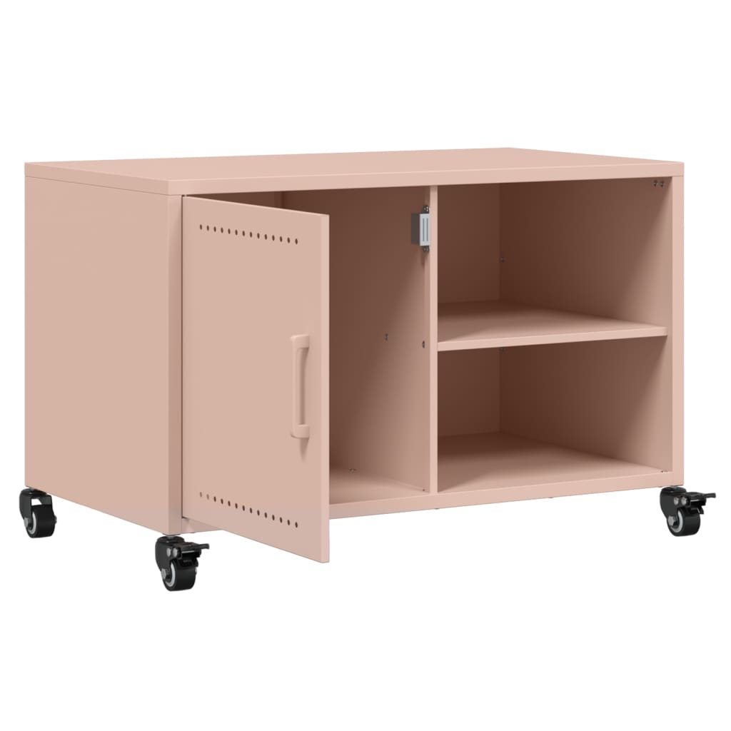 TV Cabinet Pink 68x39x43.5 cm Steel
