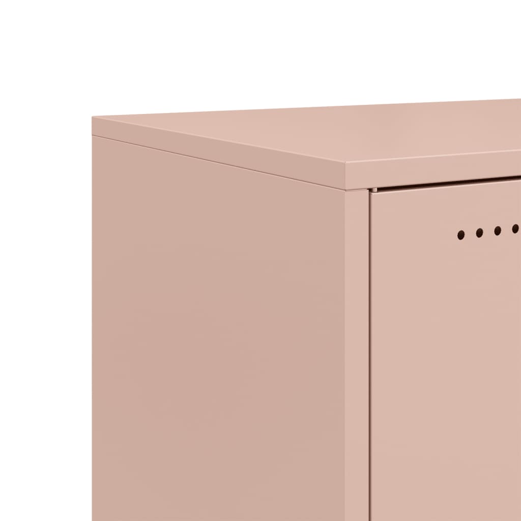 TV Cabinet Pink 68x39x43.5 cm Steel