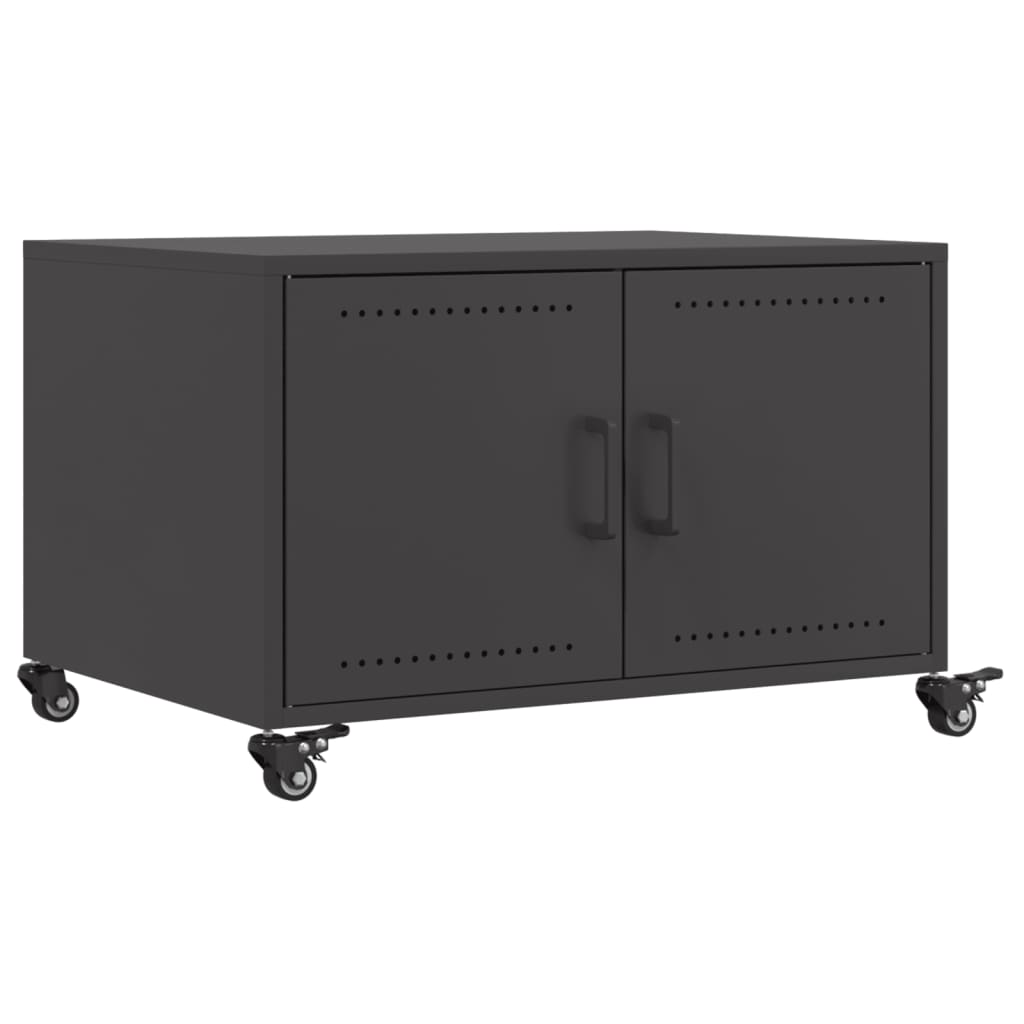 Coffee Table Black 68x50x43.5 cm Steel