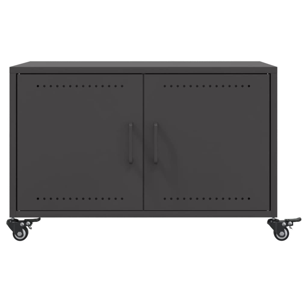 Coffee Table Black 68x50x43.5 cm Steel