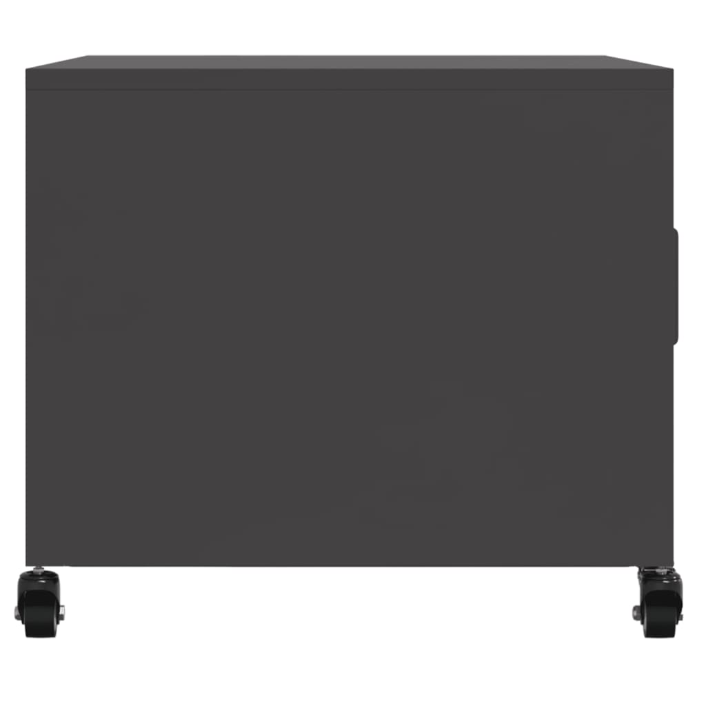 Coffee Table Black 68x50x43.5 cm Steel